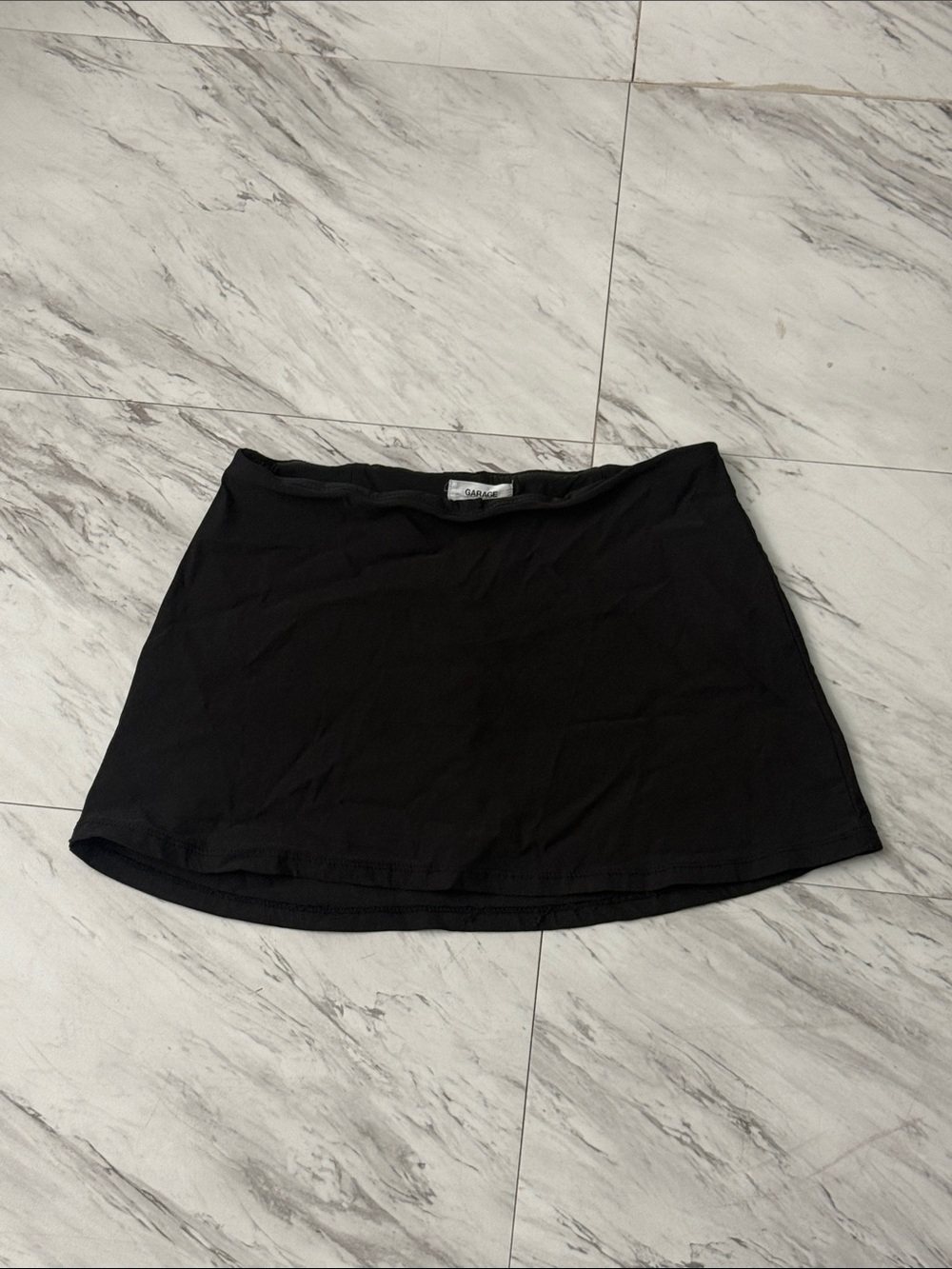 Garage Black Mini Skirt